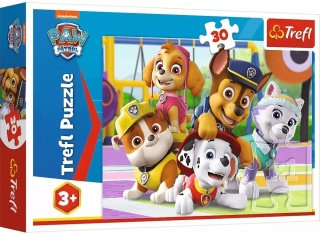 Puzzle 30 elementów. Psi Patrol zawsze na czas